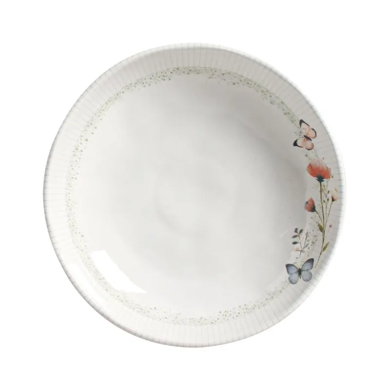 Conjunto com 6 Pratos Fundo Bio Refúgio Ø22,5cm 830ml - Porto Brasil Cerâmica