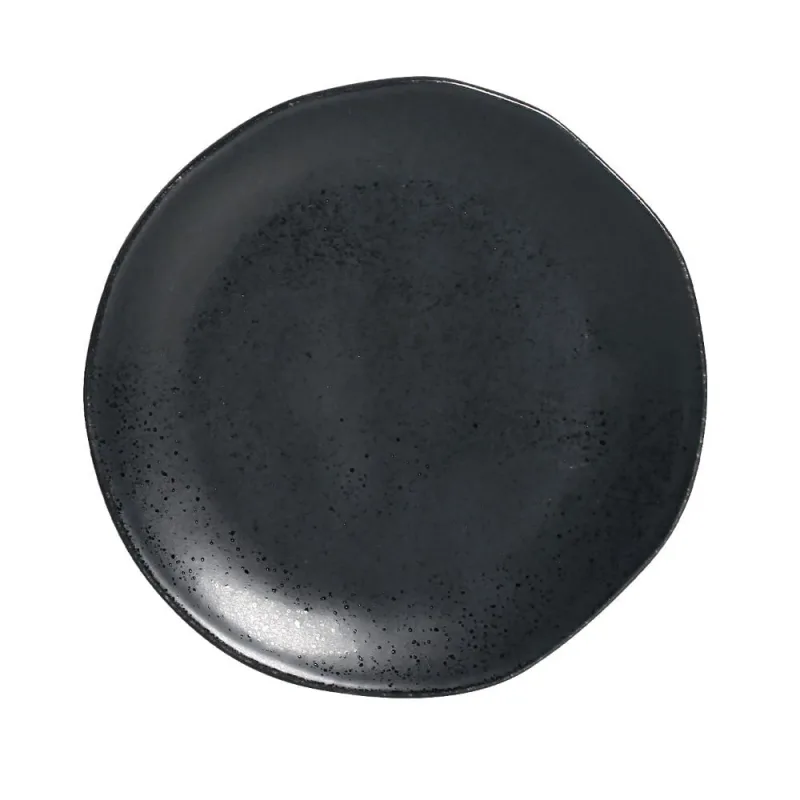 Conjunto com 6 Pratos de Sobremesa Orgânico Eclipse Ø19,5cm - Porto Brasil Cerâmica