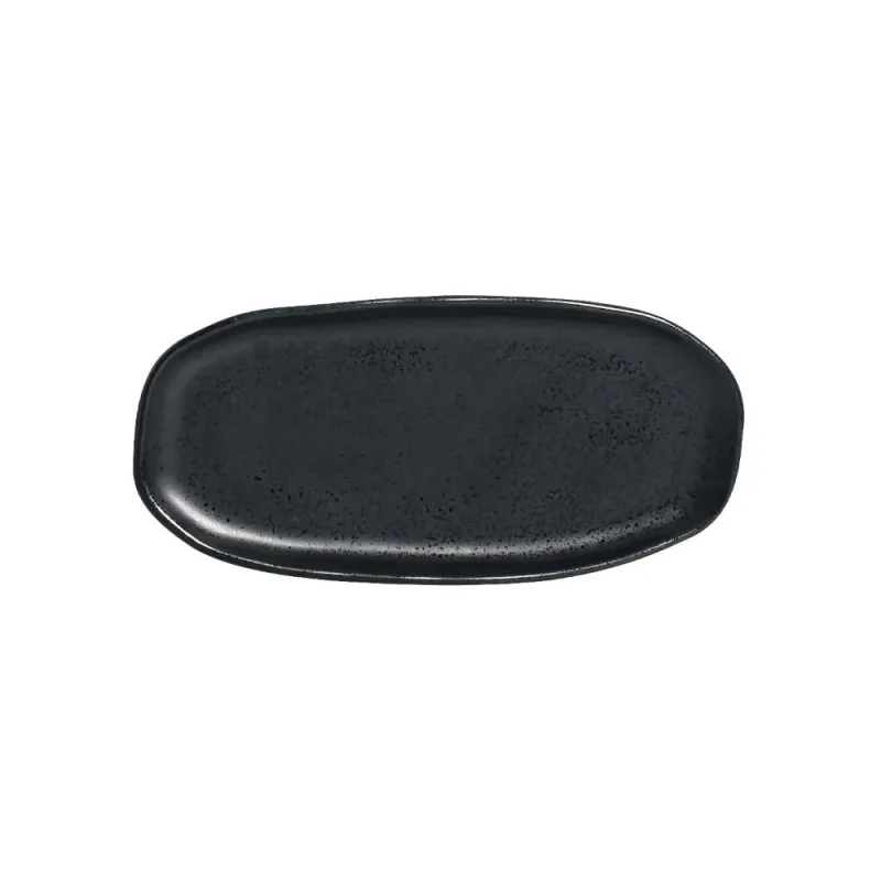 Conjunto com 4 Travessas Oval Rasa Pequena Orgânico Eclipse 23x11cm - Porto Brasil Cerâmica - Utilidades Domesticas