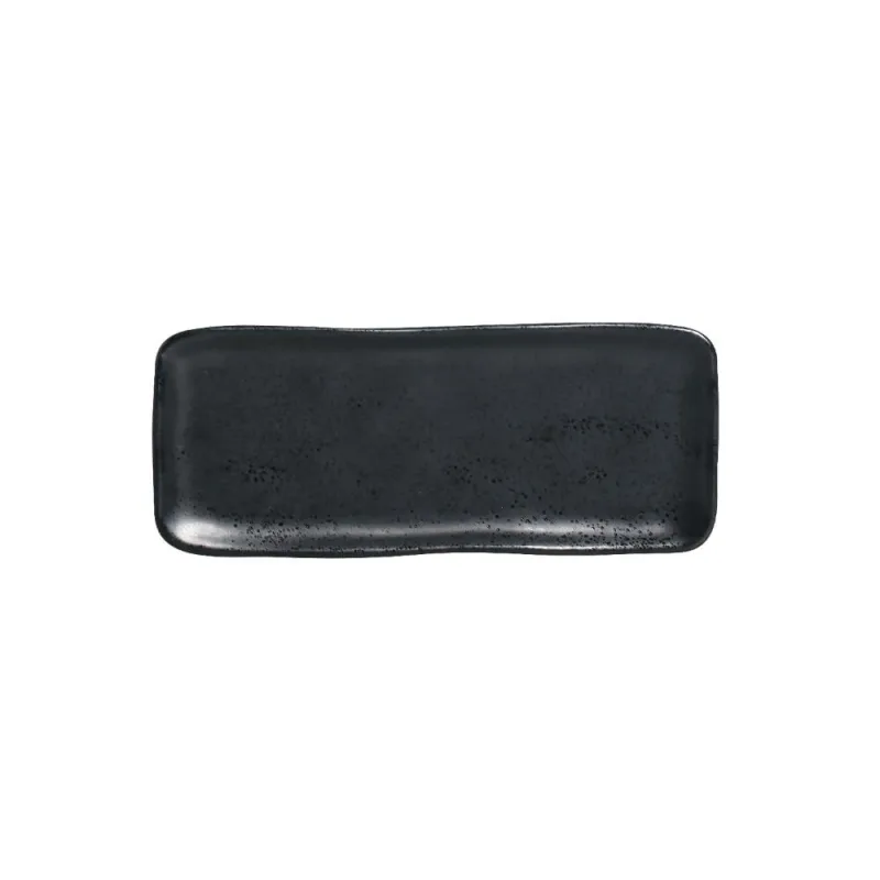 Conjunto com 4 Travessas Retangular Pequena Orgânico Eclipse 22x9,5cm - Porto Brasil Cerâmica