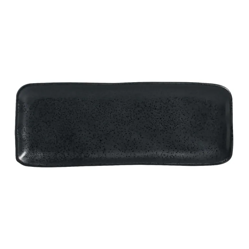 Conjunto com 4 Travessas Retangular Média Orgânico Eclipse 33x13cm - Porto Brasil Cerâmica - Utilidades Domesticas