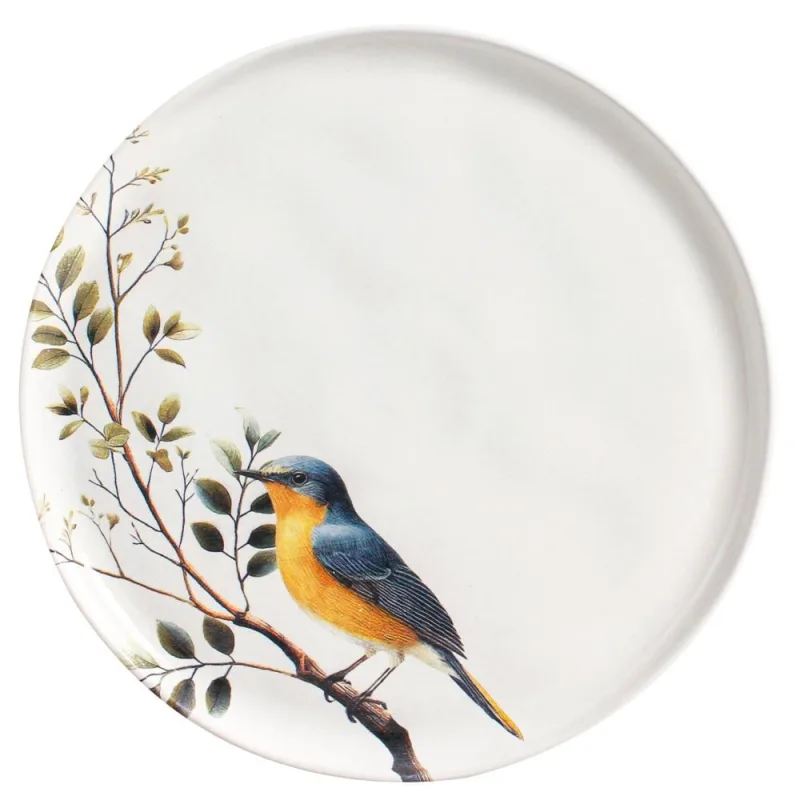 Conjunto com 6 Pratos Raso Bio Birdy - Porto Brasil Cerâmica