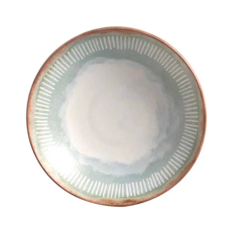 Conjunto com 6 Pratos Fundo Coup Stoneware New Mediterrâneo Ø20,3cm 600ml - Porto Brasil Cerâmica - Utilidades Domesticas