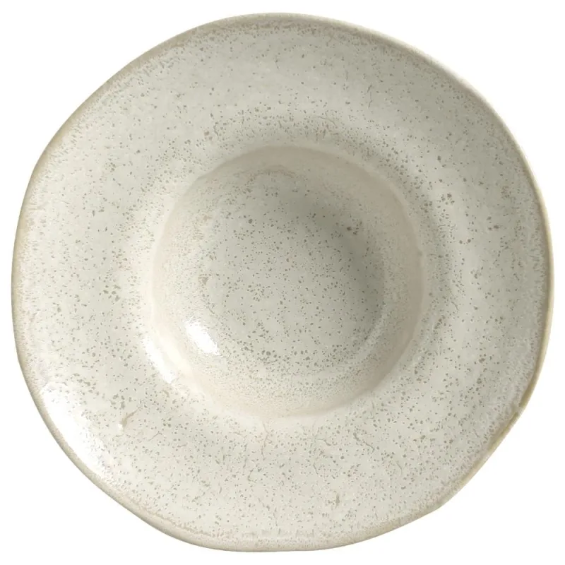 Conjunto com 4 Pratos de Massa Orgânico Vanilla Ø28x6,5cm 450ml - Porto Brasil Cerâmica