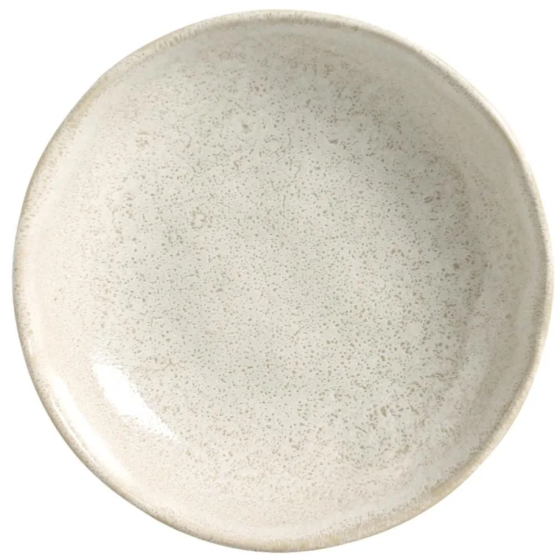 Conjunto com 6 Pratos Fundo Bio Vanilla Ø22,5cm 830ml - Porto Brasil Cerâmica