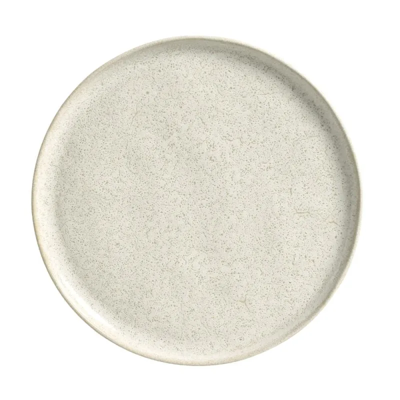 Conjunto com 6 Pratos de Sobremesa Bio Vanilla Ø21,5cm - Porto Brasil Cerâmica - Utilidades Domesticas