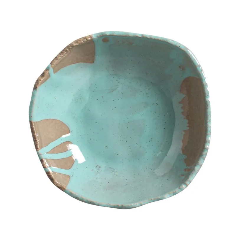 Conjunto com 4 Pratos Fundo Orgânico Eco Atlântica Ø21,5cm - Porto Brasil Cerâmica - Utilidades Domesticas