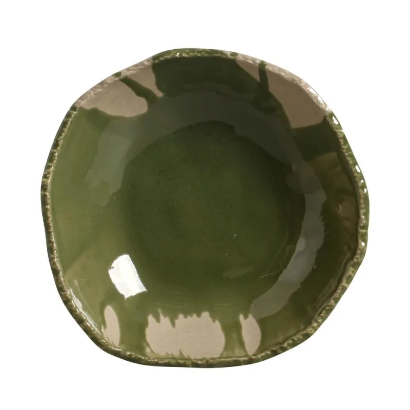 Conjunto com 4 Pratos Fundo Orgânico Eco Amazônia Ø21,5cm - Porto Brasil Cerâmica - Utilidades Domesticas