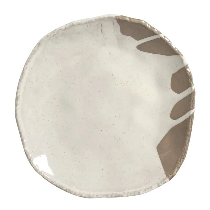 Conjunto com 4 Pratos Raso Orgânico Eco Pampa Ø27,5cm - Porto Brasil Cerâmica - Utilidades Domesticas
