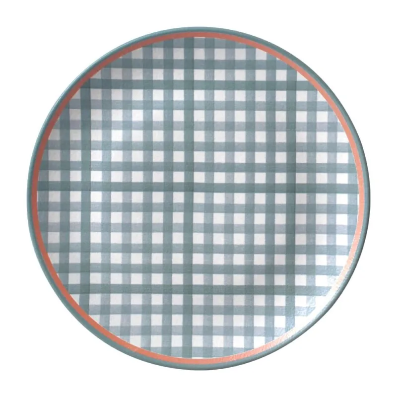Conjunto com 6 Pratos Raso Coup Stoneware Tempo de Festa Ø26cm - Porto Brasil Cerâmica - Utilidades Domesticas