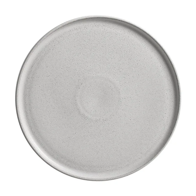 Conjunto com 12 Pratos Raso Basic Snow Ø25cm