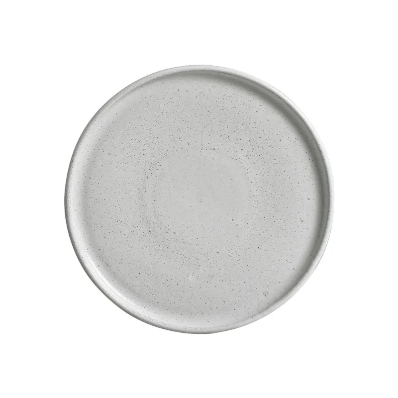 Conjunto com 12 Pratos de Sobremesa Basic Snow Ø19,5cm