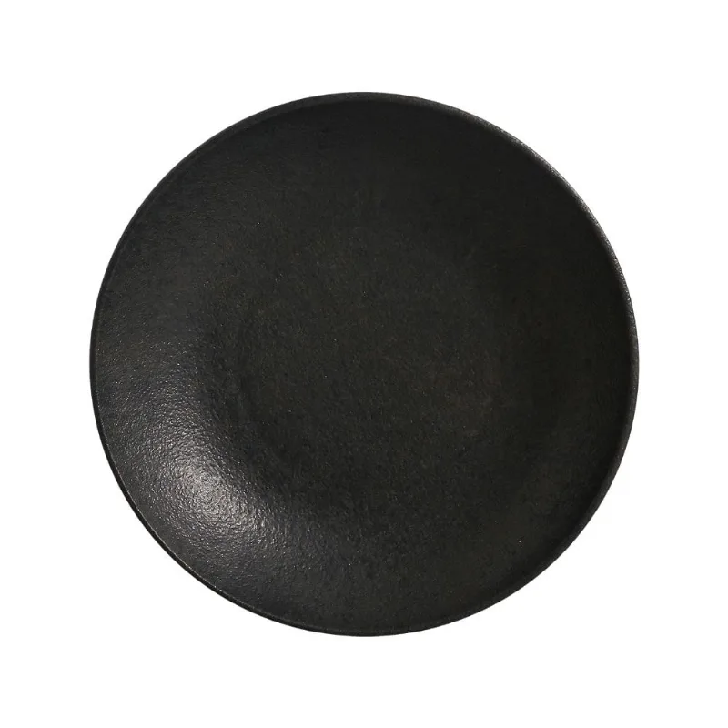 Prato Fundo Rust Preto 20,5cm