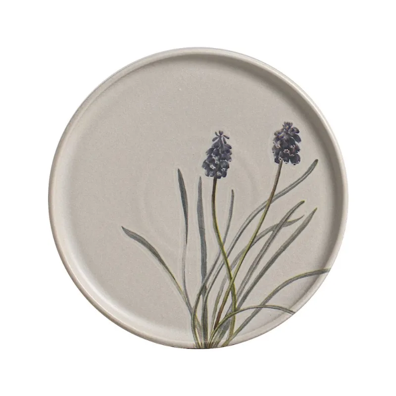 Prato Sobremesa Relax Flores 19,5cm