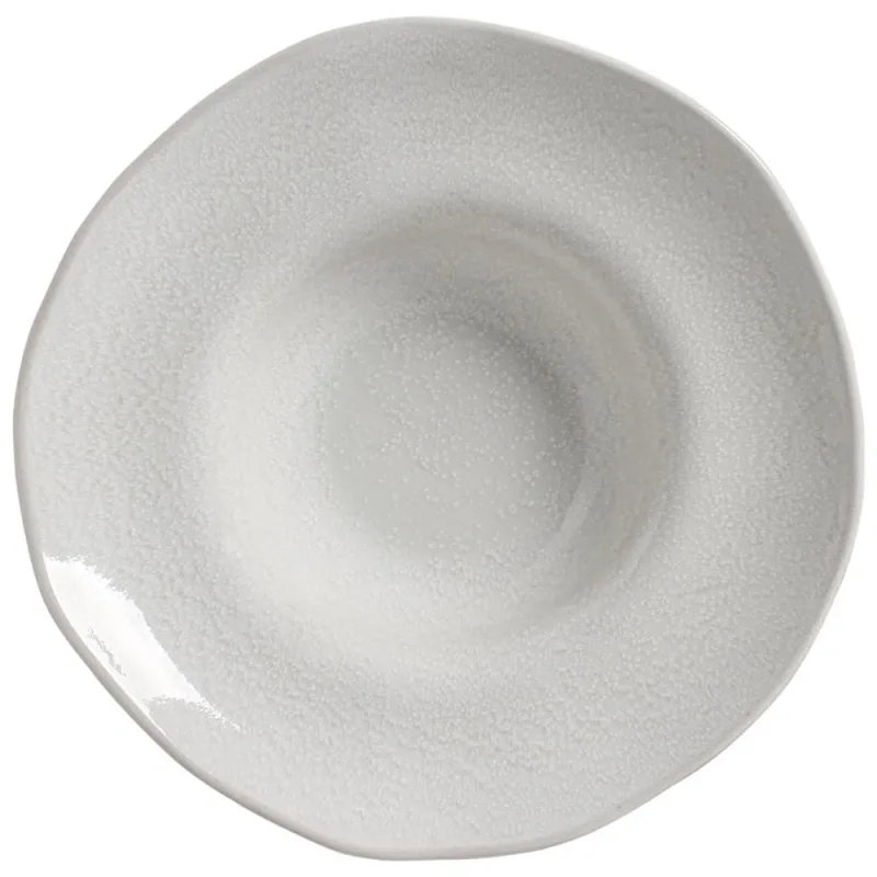 Conjunto com 4 Pratos de Massa Orgânico Luz Ø28x6,5cm 450ml - Porto Brasil Cerâmica