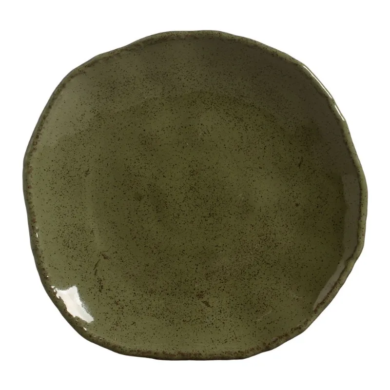 Conjunto com 4 Pratos Raso Orgânico Eco Jade Ø27,5cm