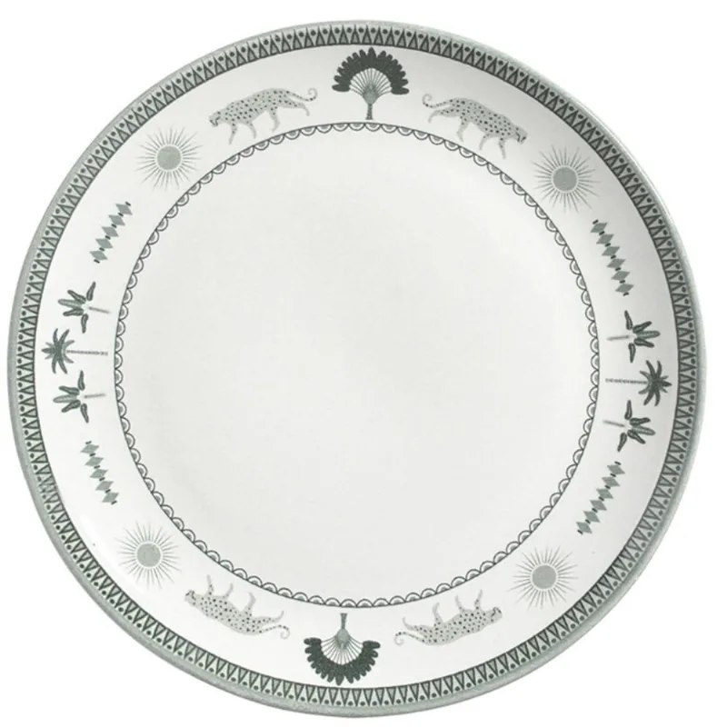Prato Raso Coup Stoneware Exótica 26,5cm Porto Brasil Cozinha Mesa Posta Avulso