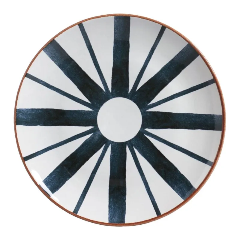 Conjunto com 6 Pratos Raso Coup Stoneware Trópico Ø26cm - Porto Brasil Cerâmica - Utilidades Domesticas