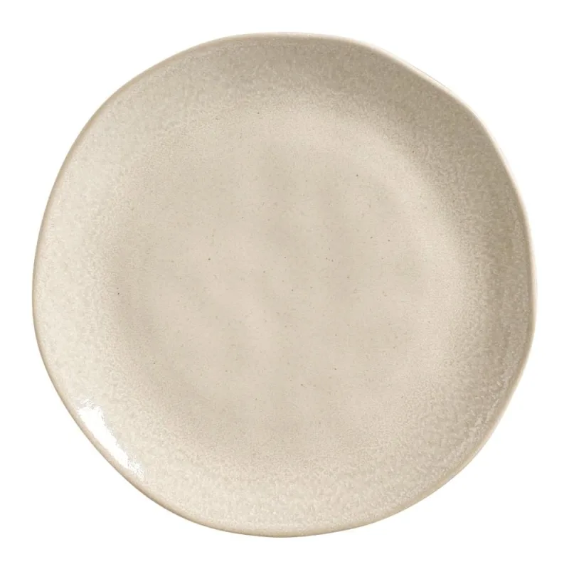 Conjunto com 6 Pratos Raso Orgânico Sol Ø26,5cm - Porto Brasil Cerâmica