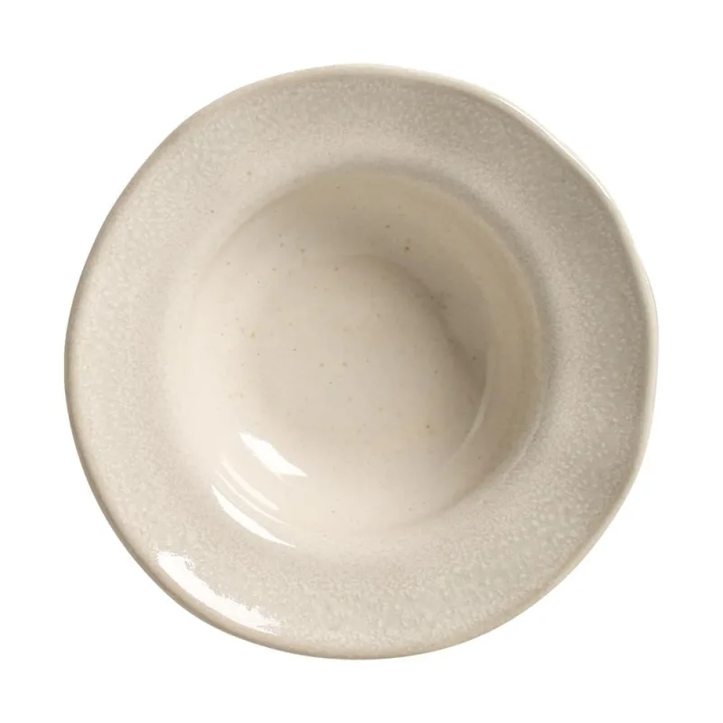 Conjunto com 4 Pratos de Entrada/Sobremesa Orgânico Sol Ø19x5,5cm 250ml - Porto Brasil Cerâmica - Utilidades Domesticas