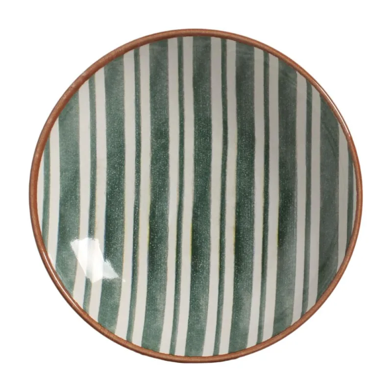 Conjunto com 6 Pratos Fundo Coup Stoneware Equador Ø20,3cm 600ml - Porto Brasil Cerâmica