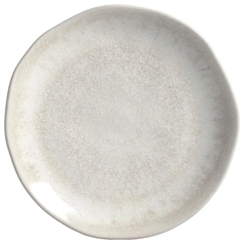 Conjunto com 6 Pratos Raso Orgânico Alabastro Ø26,5cm - Porto Brasil Cerâmica