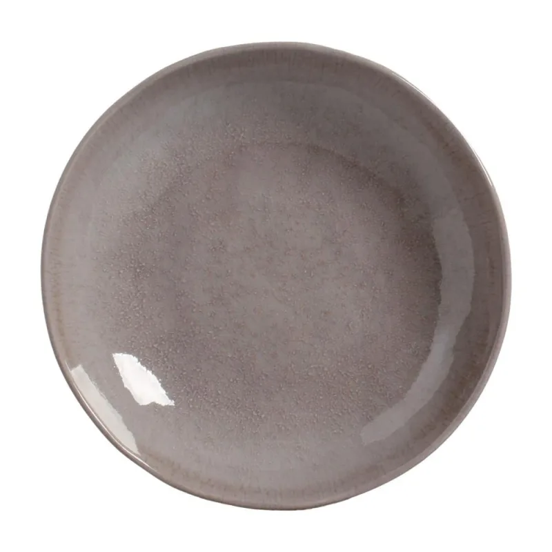 Conjunto com 6 Pratos Fundo Bio Shimeji  Ø22,5cm 830ml - Porto Brasil Cerâmica - Utilidades Domesticas