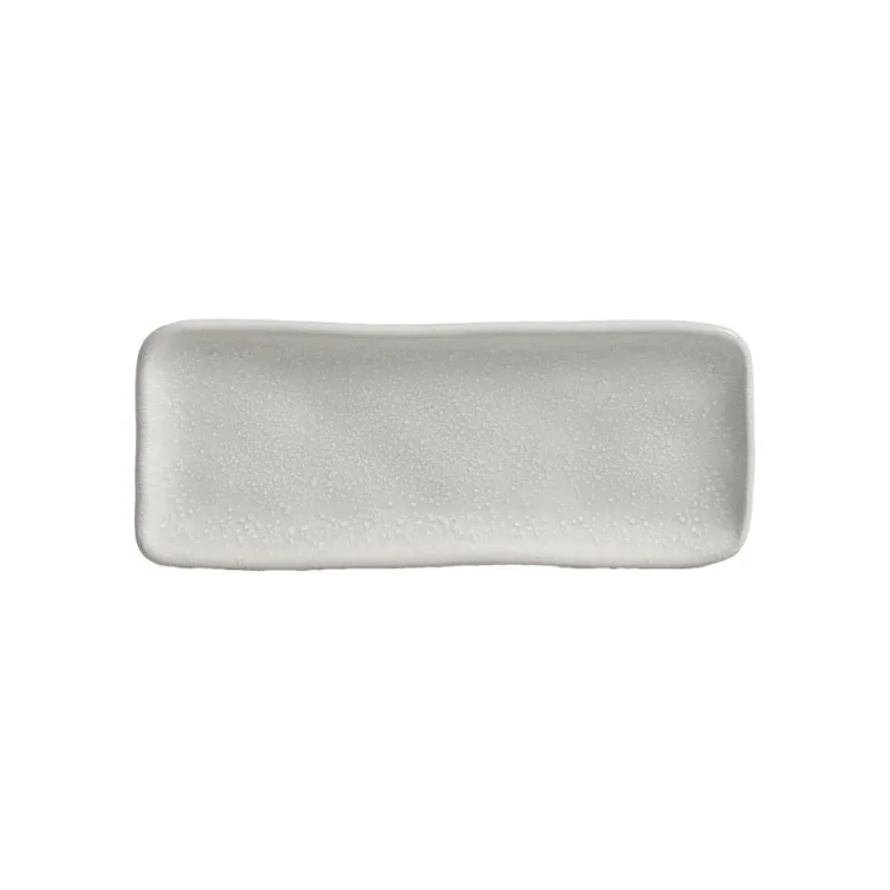 Conjunto com 4 Travessas Retangular Pequena Orgânico Luz 22x9,5cm - Porto Brasil Cerâmica - Utilidades Domesticas