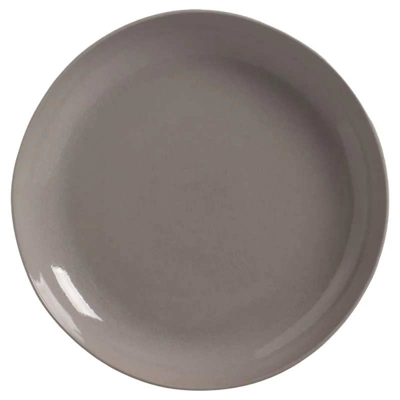 Travessas Redonda Grande Orgânico Stoneware Bruma Ø36cm - Porto Brasil Cerâmica