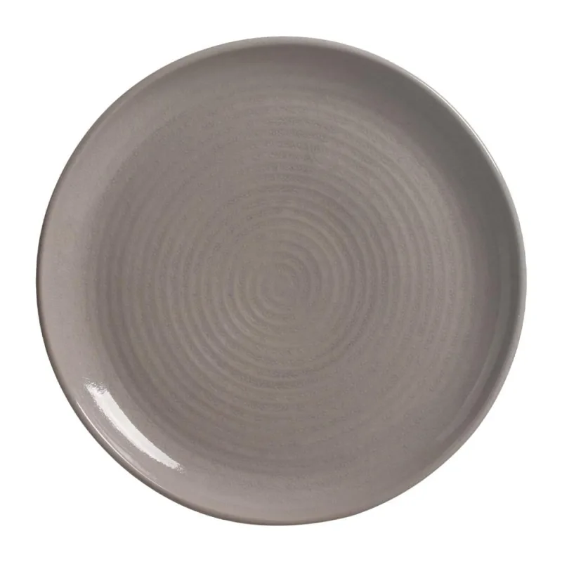 Conjunto com 4 Travessas Redondas Média Orgânico Stoneware Bruma Ø31cm - Porto Brasil Cerâmica - Utilidades Domesticas