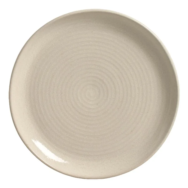 Conjunto com 4 Travessas Redondas Média Orgânico Stoneware Sol Ø31cm - Porto Brasil Cerâmica