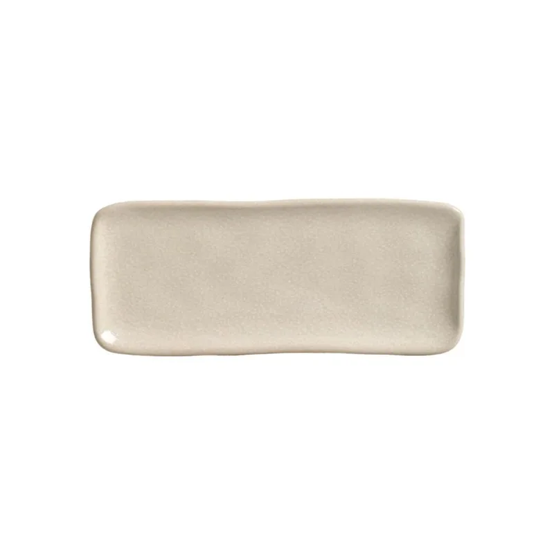 Conjunto com 4 Travessas Retangular Pequena Orgânico Sol 22x9,5cm - Porto Brasil Cerâmica - Utilidades Domesticas