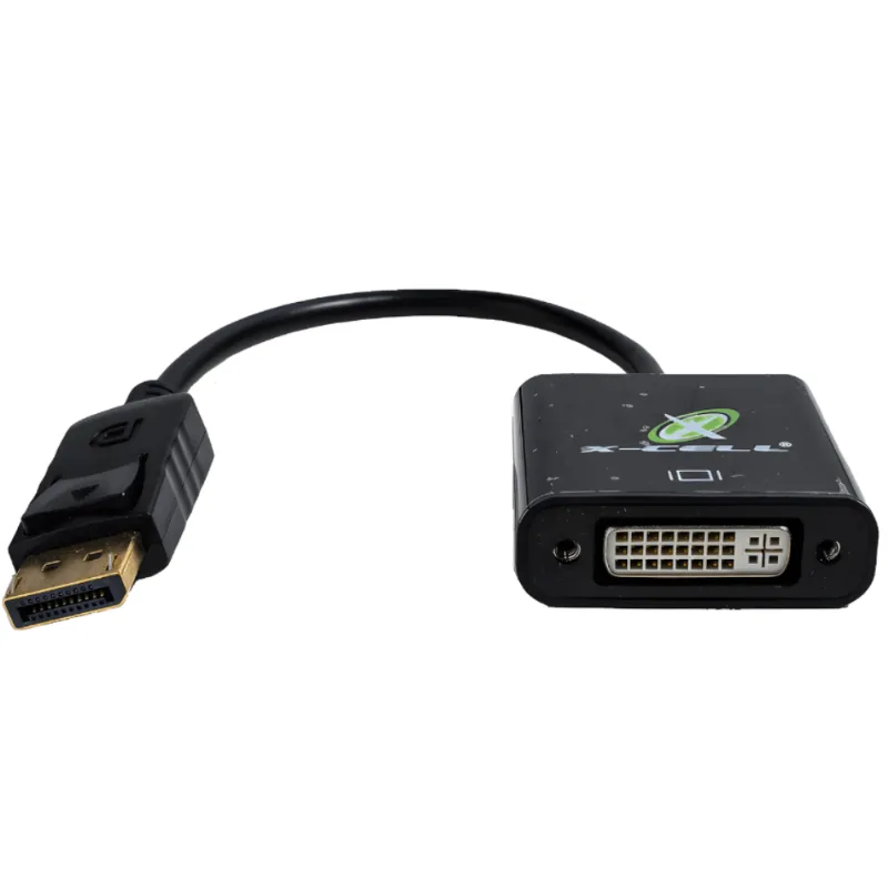 Cabo Adaptador Displayport (macho) E Dvi (fêmea) X-cell