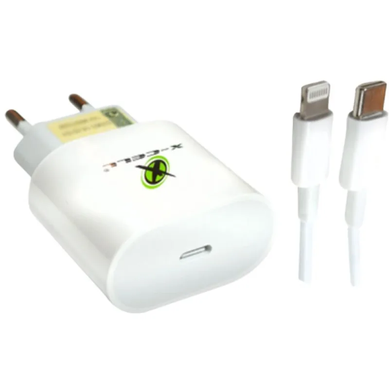 Carregador Celular de Parede Turbo PD USB-C+CABO LIGHT 6.0A - Flex