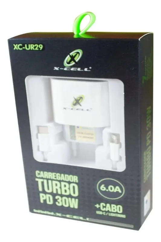 Carregador Turbo USB-C PD 30W Cabo Lightning FLEX - Flex