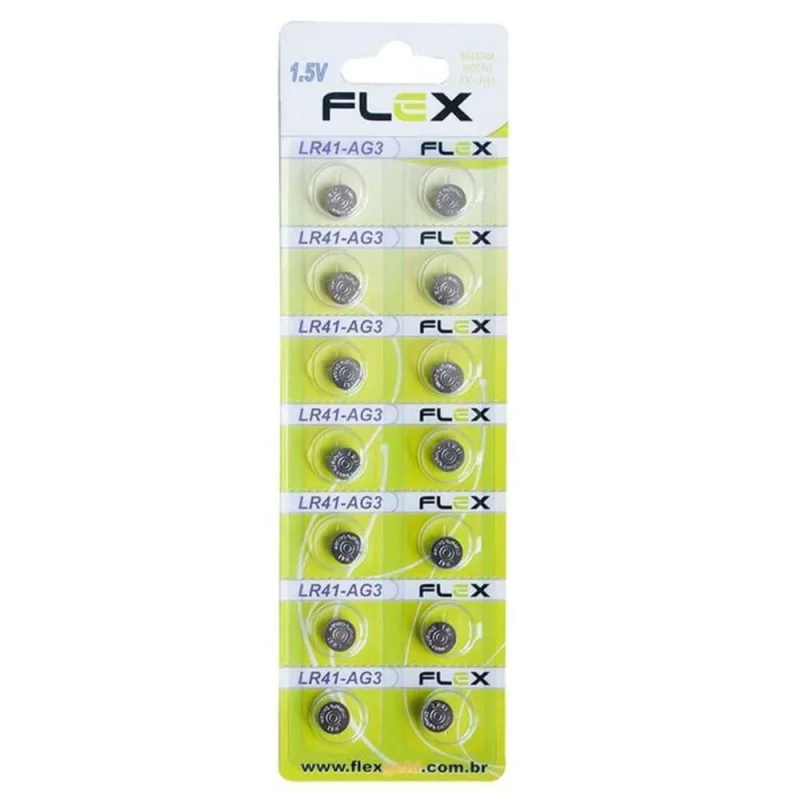 Bateria Botão 2 Flex LR41 Cartela com 14 Unidades - OUTRAS - Câmeras E Drones