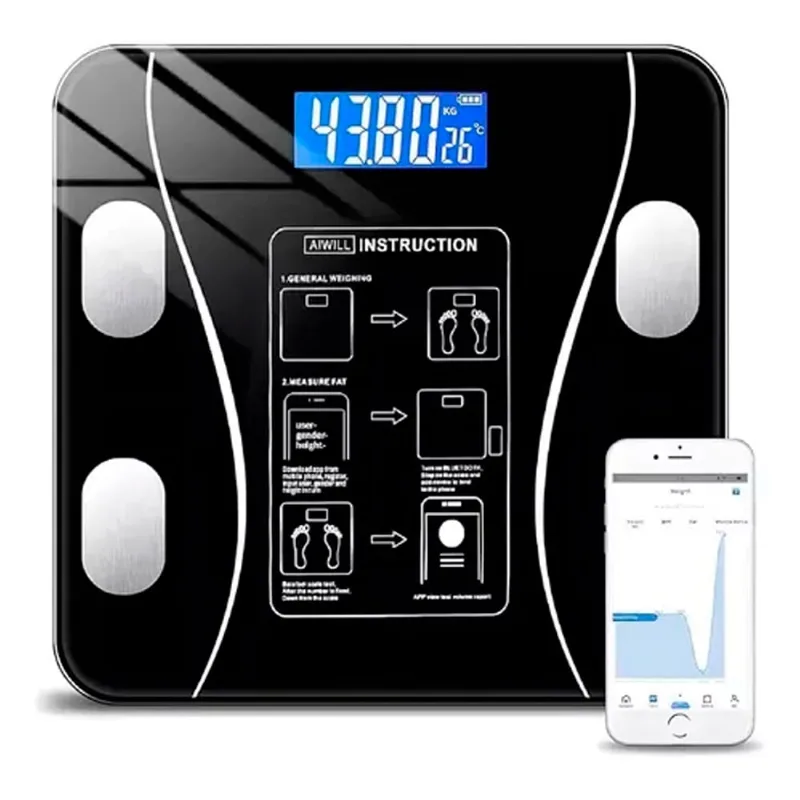 Balança Corporal Digital Bioimpedância App XC-BD-05 X-Cell