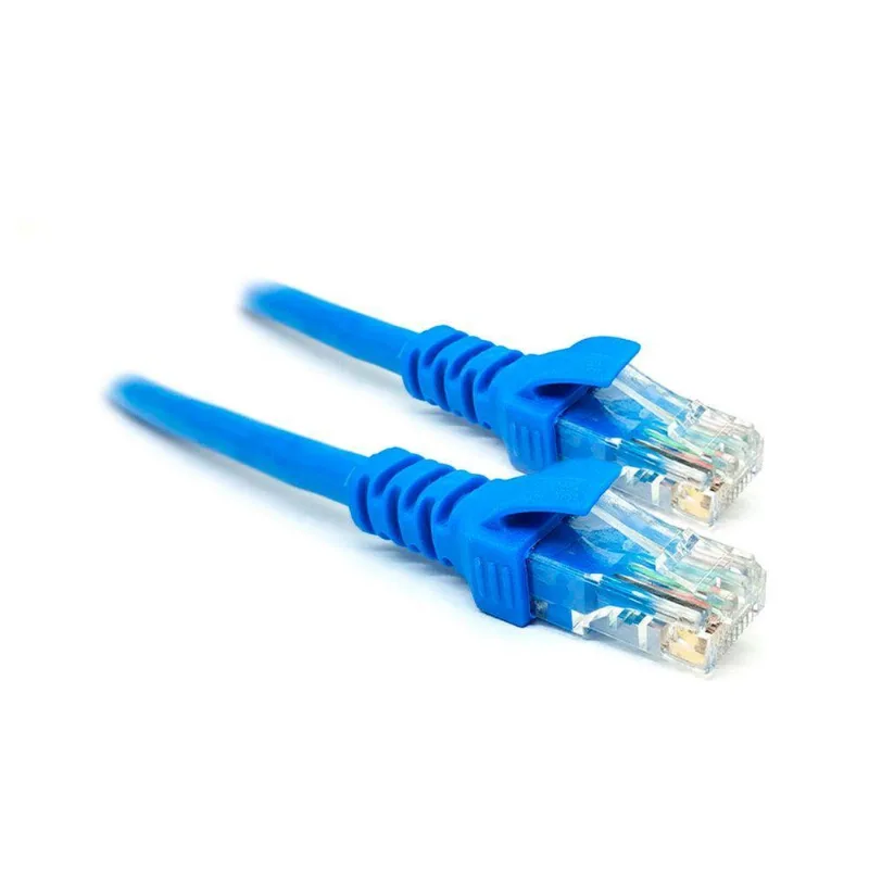 Cado De Rede Patch Cord Cat6 X-cell, Utp Cca-cftv 23awg, Rj45, 1m, Azul - Xc-cat6-1