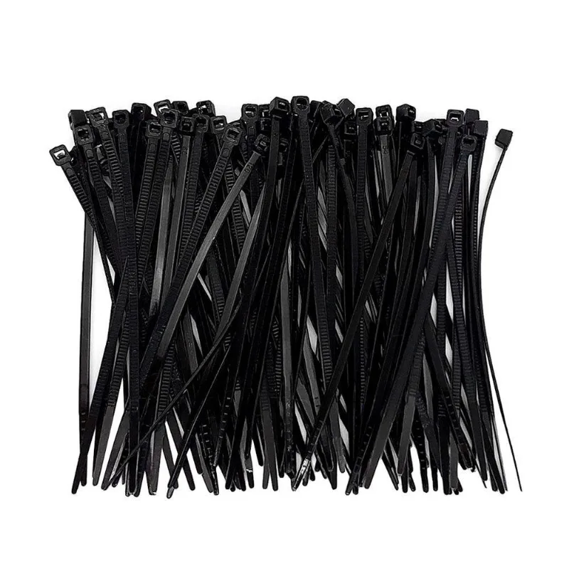 Abraçadeira De Nylon (enforca Gato) X-cell, 3.6x200mm, Pacote Com 100 Unidades, Preto - Xc-an-04