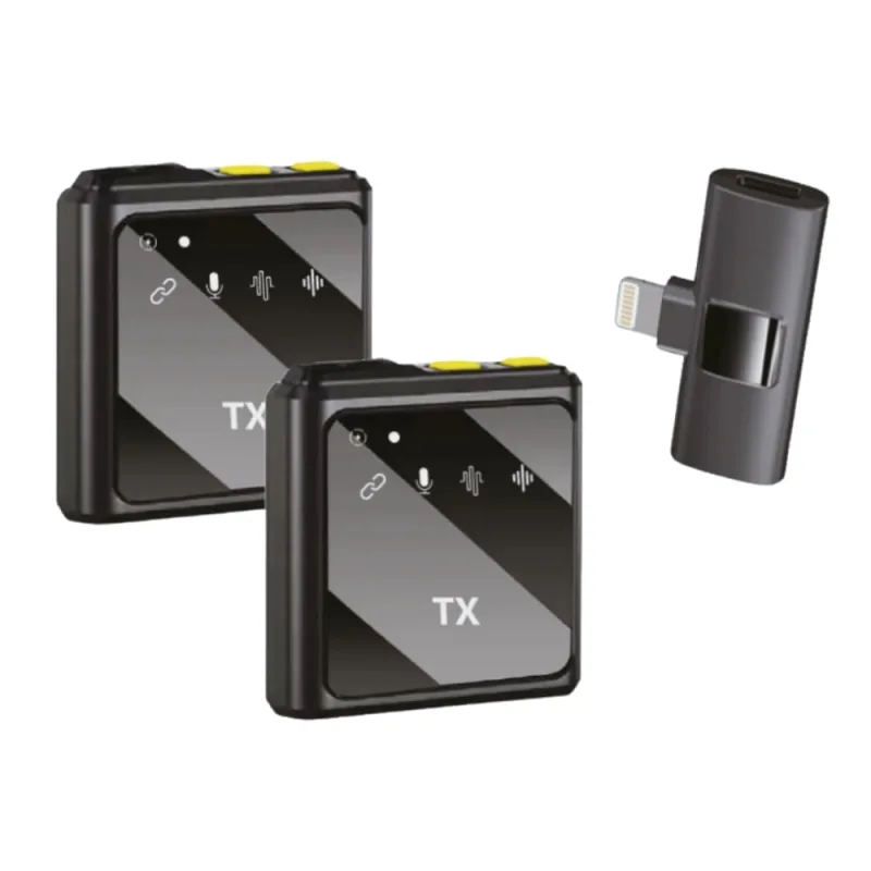Microfone Duplo Lapela Sem fio Antirruído Compatível Iphone XC-ML-09 - Xcell - Instrumentos Musicais