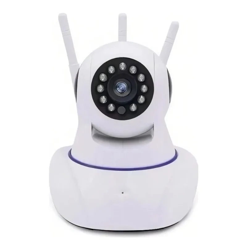 Câmera Wi-fi Visão Noturna Sensor De Movimento 3 Antenas XC-NS-01