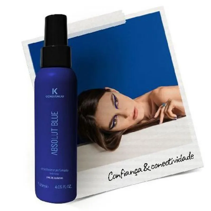 Desodorante Body Spray Absolute Blue 120ml K Constancio Vegano Sem Alumínio Desodorante Body Spray Absolute Blue