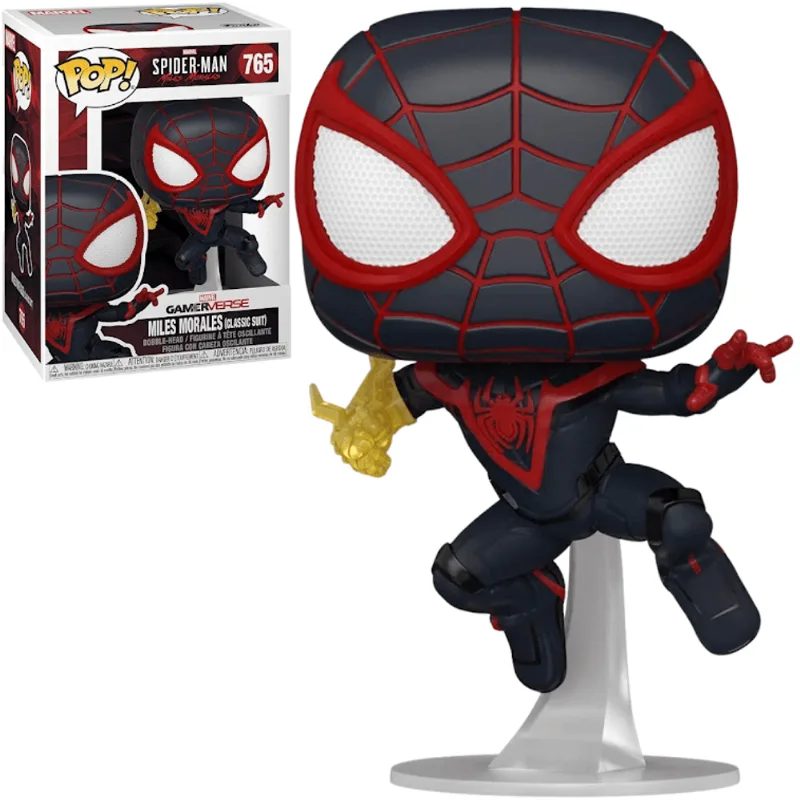 Boneco Funko Pop! Spider Man Miles Morales Classic Suit 765