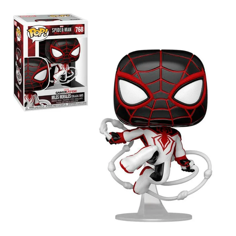 Boneco Funko Pop! Games : Marvel Spider Man Miles Morales - Track Suit 768