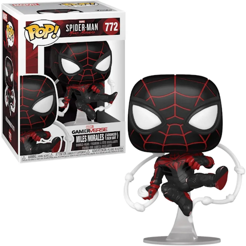 Boneco Funko Pop! Miles Morales Tech Suit Spider-Man 772