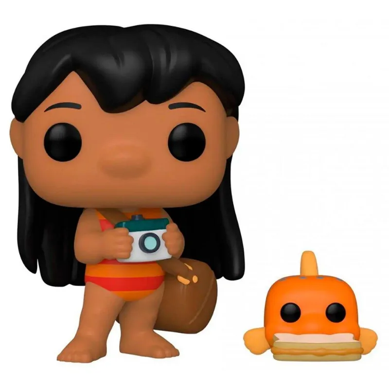 Boneco Funko POP! Disney - Lilo & Stitch - Lilo With Pudge 1047