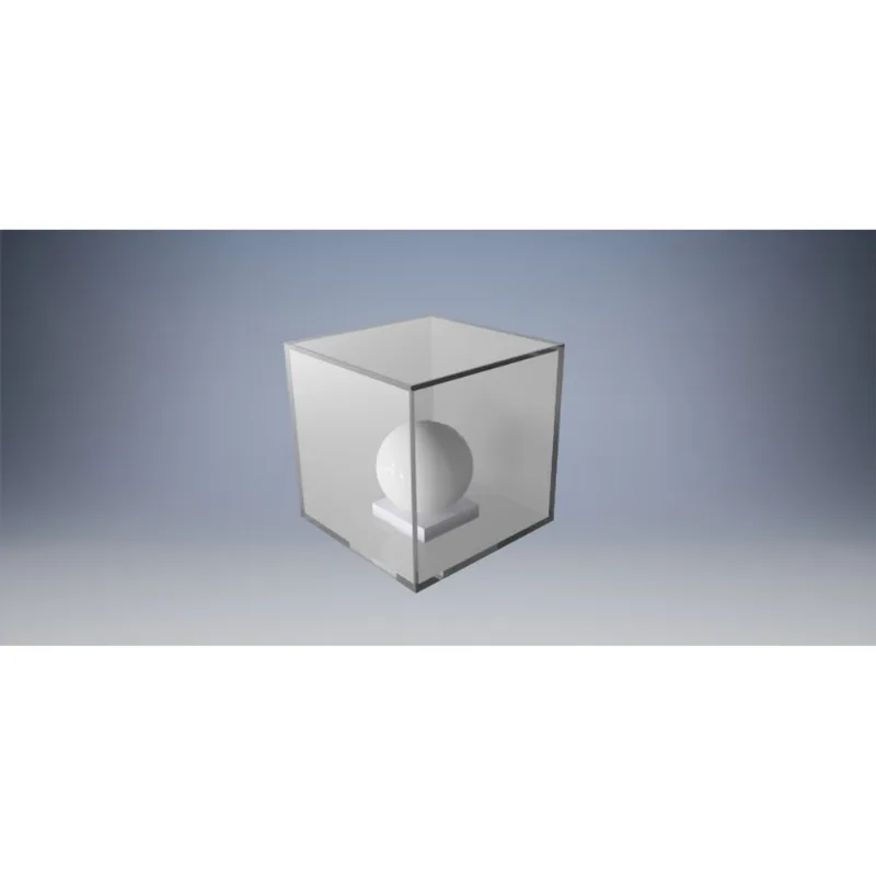 Luminária de Mesa Essencia 200X200X200MM Cristal Ohma Design Dramalux