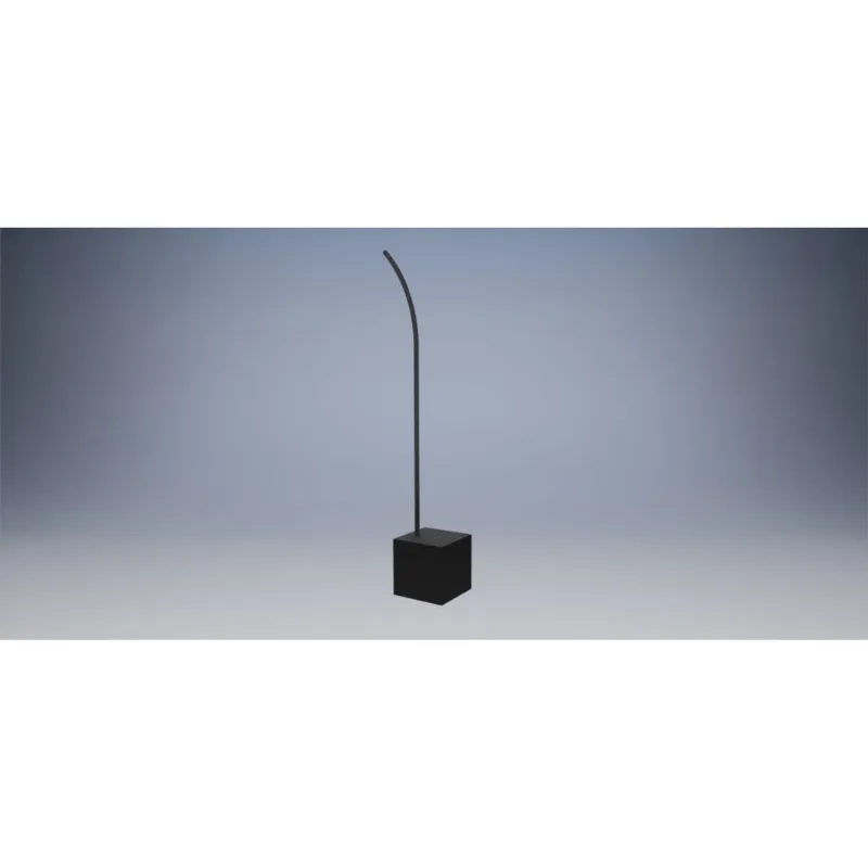 Luminária Piso Rodrigo Dramalux 300x300x1800mm 15W 3000K 100-240V Cinza Ohtake
