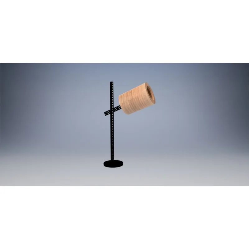 Luminária de Mesa Murilo 500MM P/ 1X BULBO LED E27 Preto Weitz Dramalux