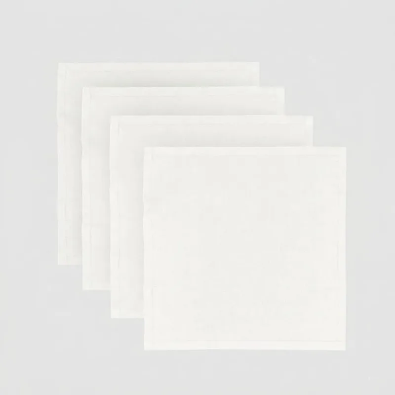 Kit Guardanapo Elegance Havan Casa 4 Peças - Branco